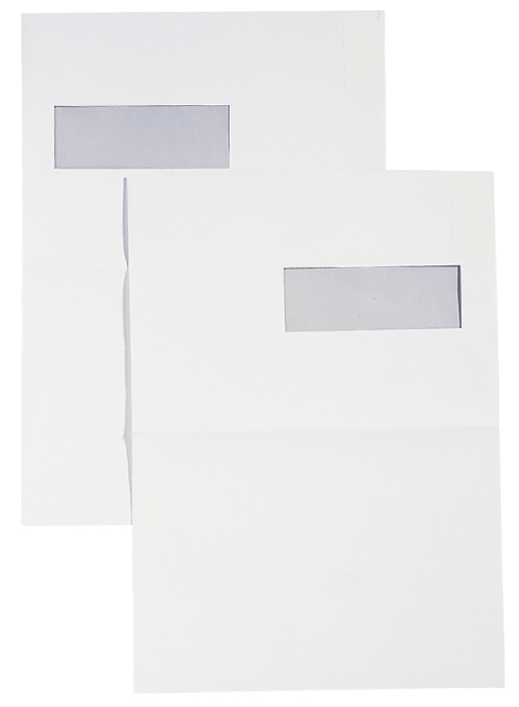 Envelop Quantore 229x324mm venster 4x11cm links zelfklevend 250 stuks