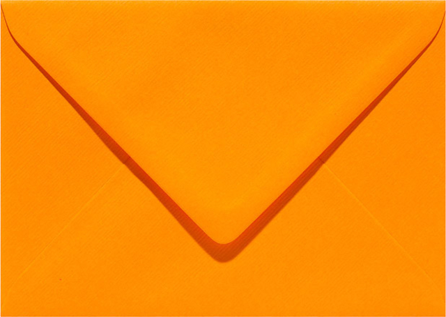 Envelop Papicolor EA5 156x220mm oranje pak à 6 stuks