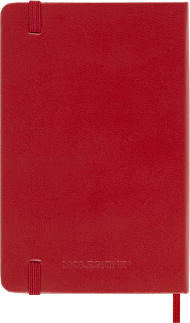 Agenda 2025 Moleskine 12M Planner Weekly 7dagen/1pagina pocket sc scarlet red