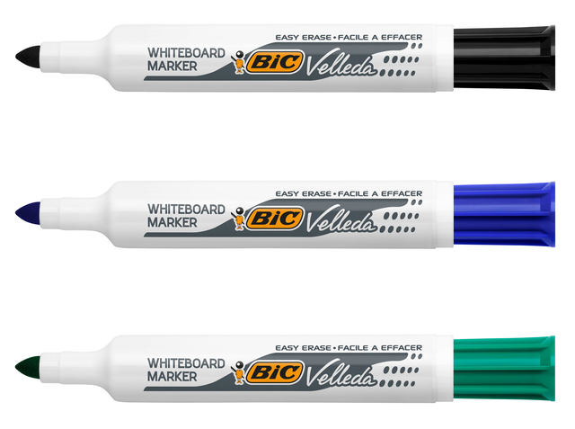 Viltstift Bic Velleda 1711 whiteboard rond large groen