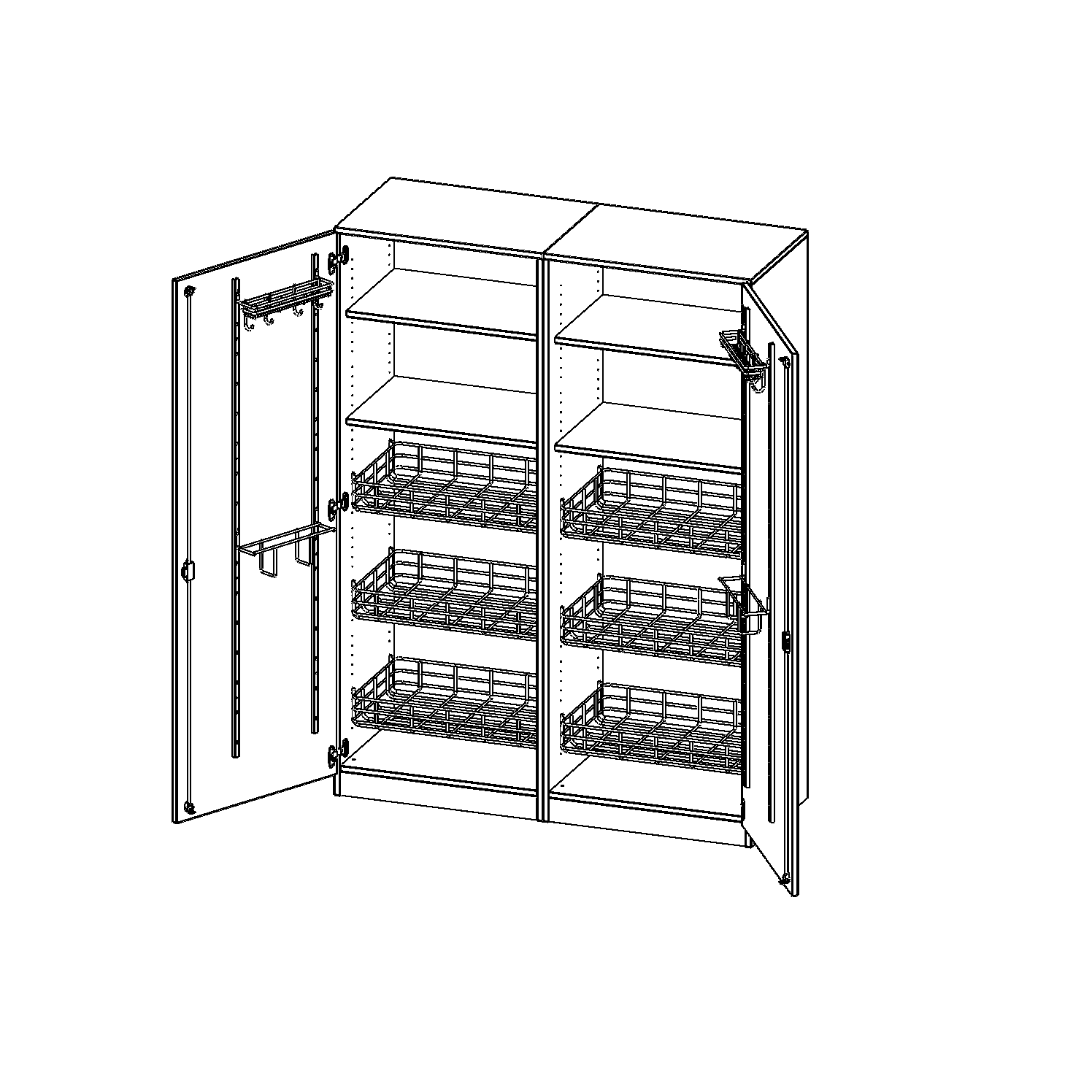 Sportkast, 5 maphoogtes - evo180 serie