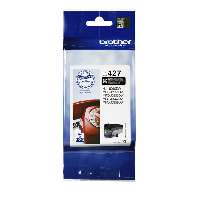 Inktcartridge Brother LC-427BK zwart