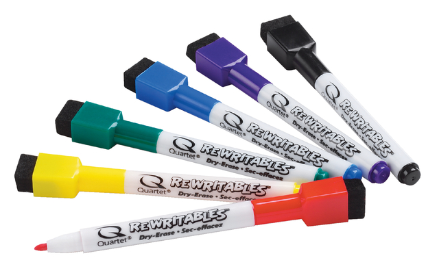 Whiteboardmarker Rexel mini assorti 6 stuks