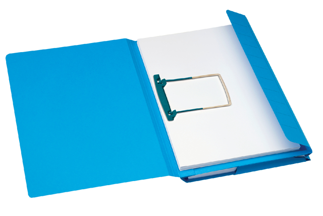 Combimap Secolor folio 1 klep recycled 250gr blauw