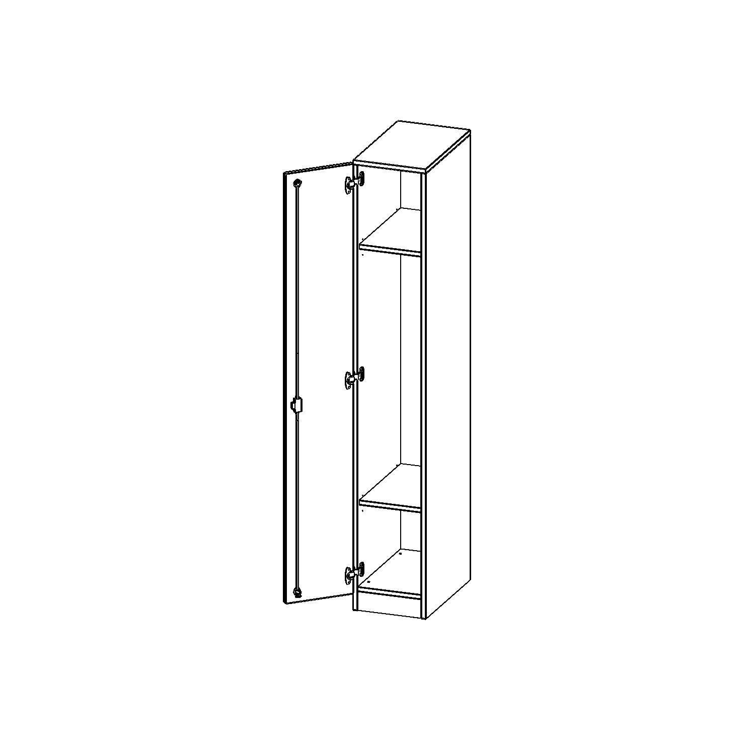 Lockerkast, 5 maphoogtes - Serie evo180