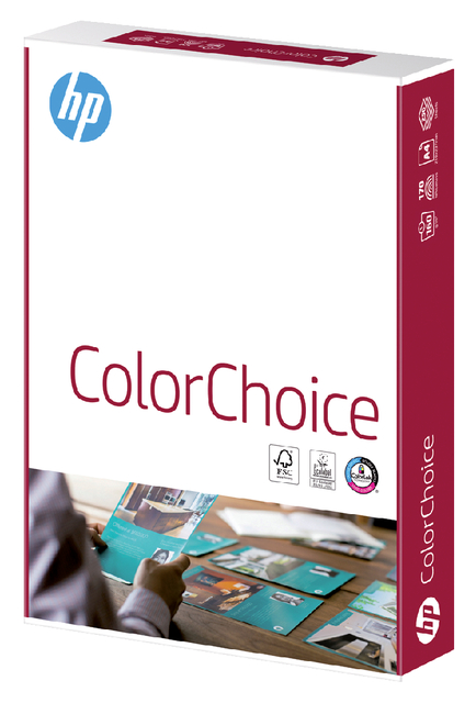 Kleurenlaserpapier HP Color Choice A4 160gr wit 250vel