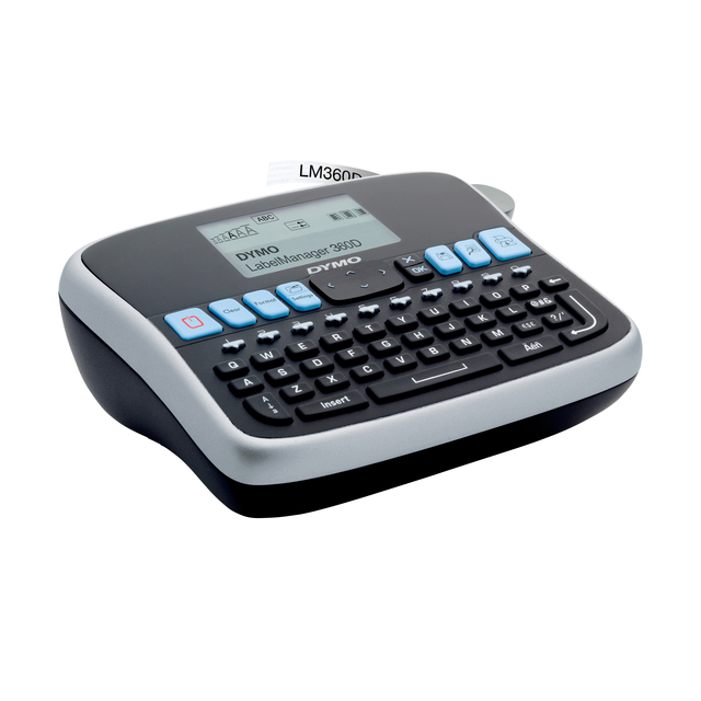 Labelprinter Dymo LabelManager 360D draagbaar azerty 19mm zwart