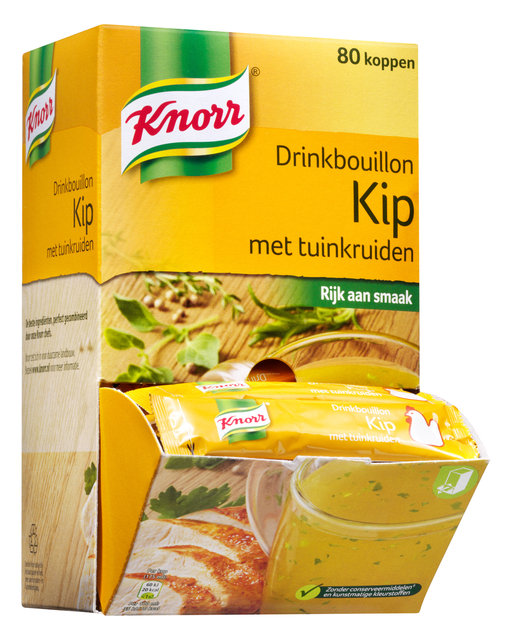 Drinkbouillon Knorr kip tuinkruiden 80 stuks