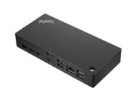 Lenovo 40AY0090EU notebook dock & poortreplicator Bedraad USB 3.2 Gen 1 (3.1 Gen 1) Type-C Zwart