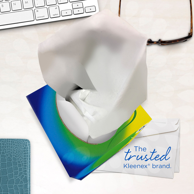 Facial tissues Kleenex kubus 3-laags 56 vel wit 8825