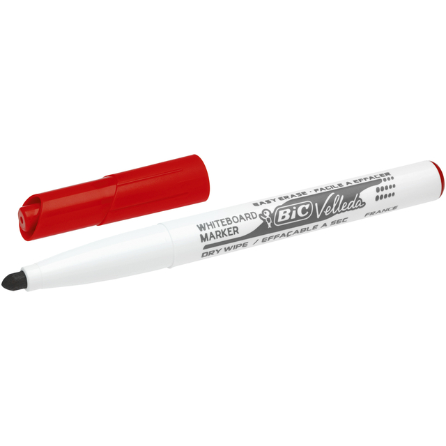 Whiteboardmarker Bic Velleda 1741 rond medium rood