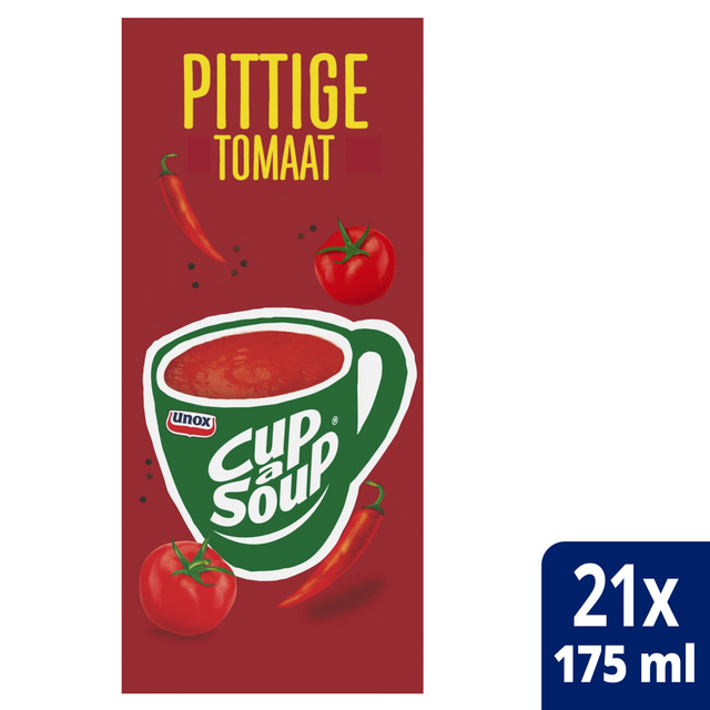 Cup-a-Soup Unox pittige tomaat 21x175ml