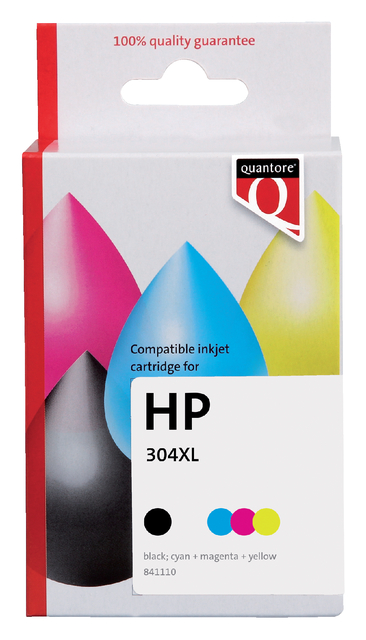 Inktcartridge Quantore alternatief tbv HP 304XL zwart + kleur HC