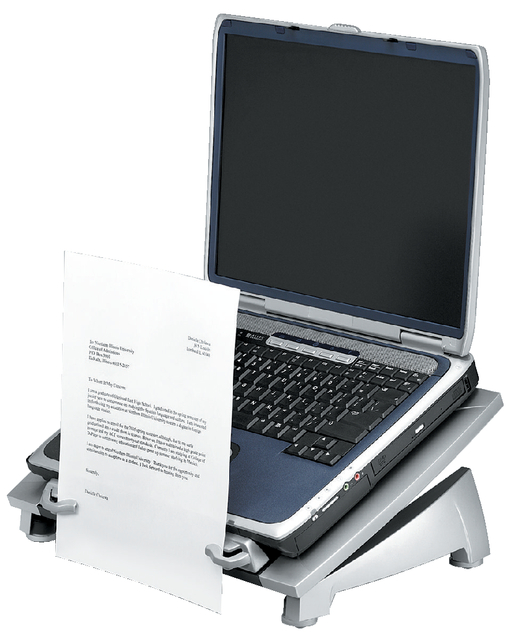 Laptopstandaard Fellowes Office Suites Plus zwart/grijs