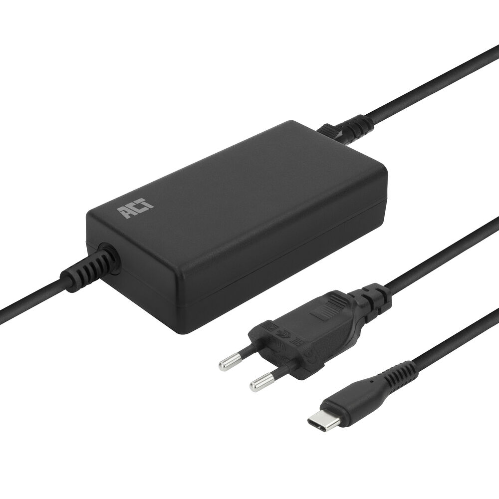 ACT USB-C laptoplader met Power Delivery profielen 65W