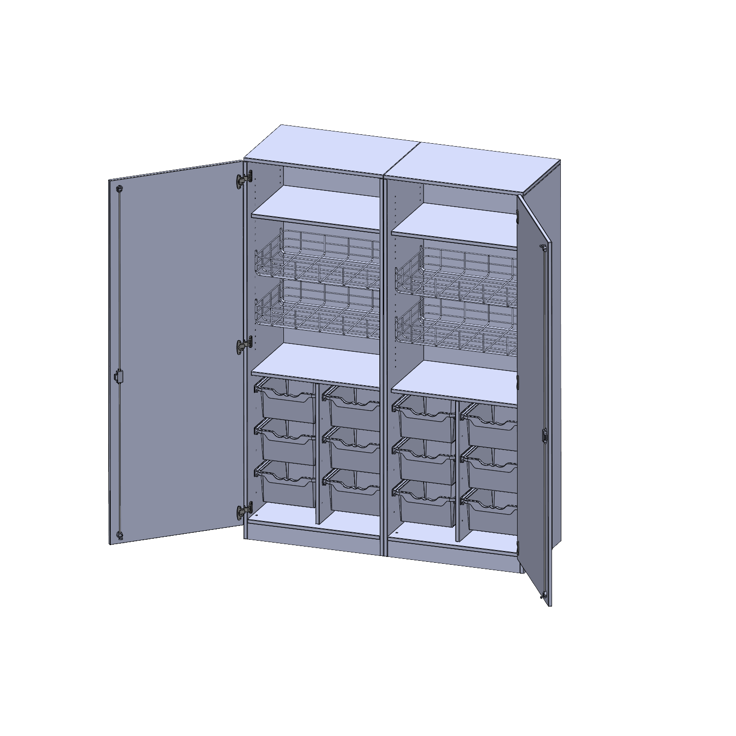 Sportkast, 5 maphoogtes - evo180 serie