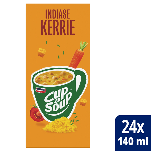 Cup-a-Soup Unox Indiase kerrie 24x140ml