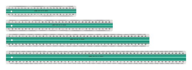 Liniaal Linex super S30 30cm transparant