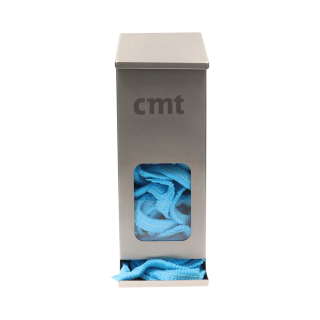 Haarnet CMT clip non-woven L 53cm PP blauw 100 stuks