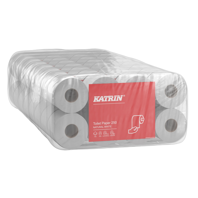 Toiletpapier Katrin 2-laags 250 vel naturel 169505