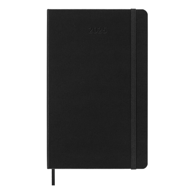 Agenda 2025 Moleskine 12M Planner Weekly 7dagen/2pagina's large hc black