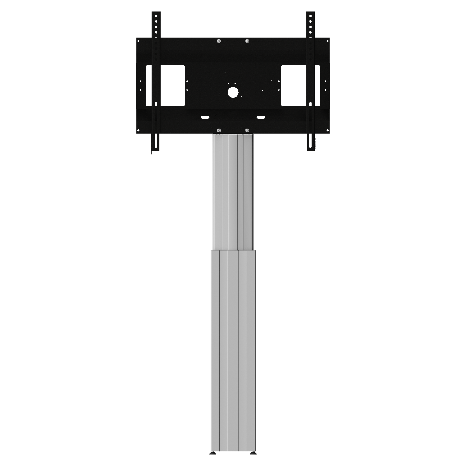 Elektrisch hoogte verstelbaar TV standaard 115-165 cm voor 42 tot 100 inch schermen voor wandmontage