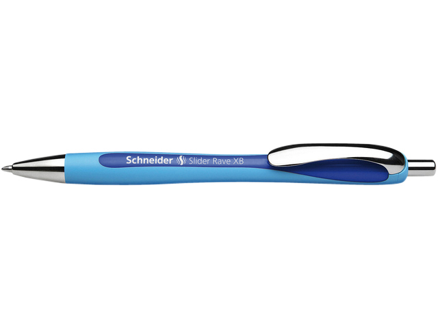 Balpen Schneider Slider Rave extra breed donkerblauw