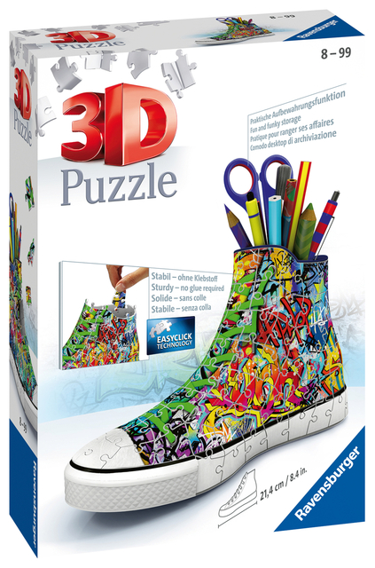 3D puzzel Ravensburger Sneaker Graffiti Style 54 stuks