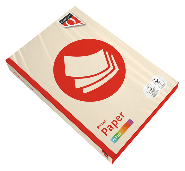 Kopieerpapier Quantore Colour A4 160gr creme 250 vel