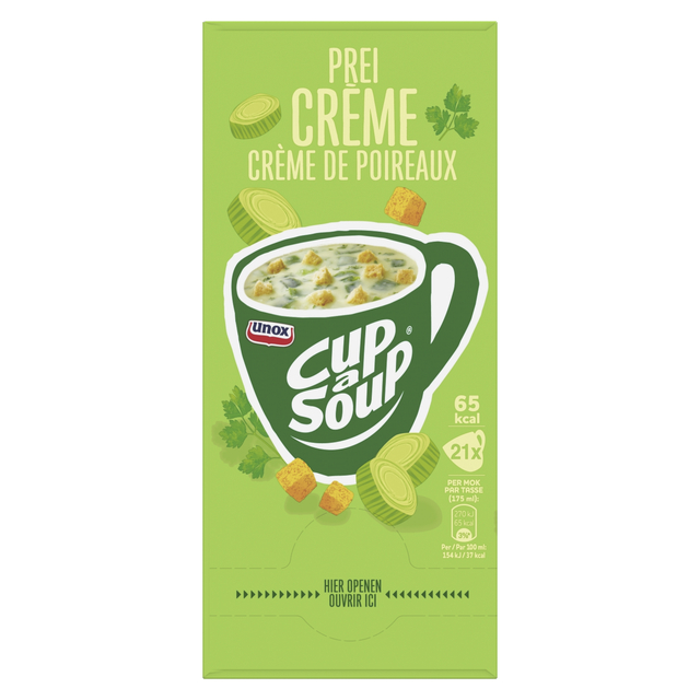 Cup-a-Soup Unox prei-crème 21x175ml