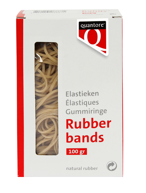 Elastiek Quantore 22 100x1,5x1mm 100gram