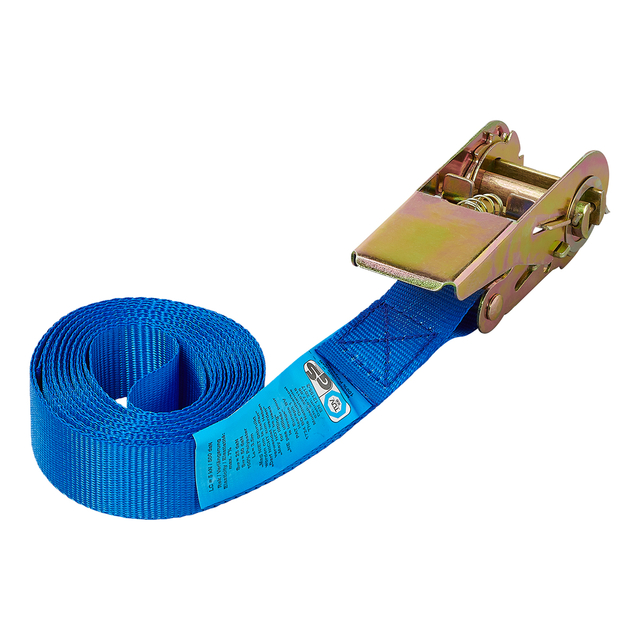 Spanband ProPlus blauw met ratel 3,5m