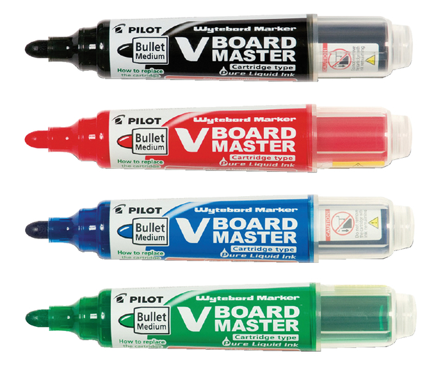 Whiteboardmarker PILOT Begreen rond medium zwart