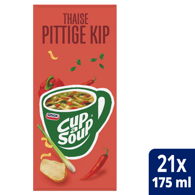 Cup-a-Soup Unox Thaise pittige kip 21x175ml