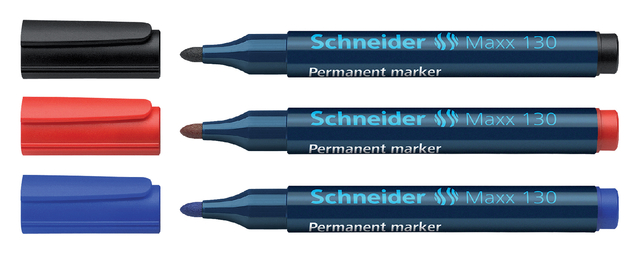 Viltstift Schneider Maxx 130 rond 1-3mm blauw