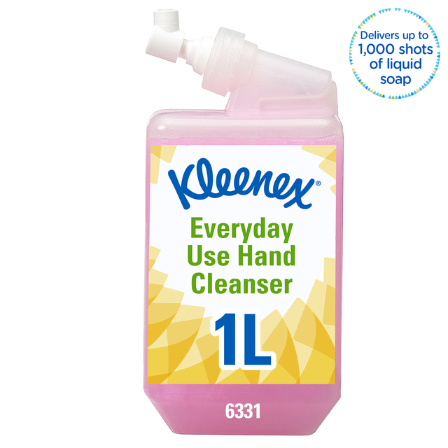 Handzeep Kleenex vloeibaar roze 1000ml 6331