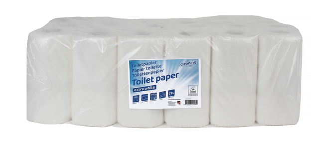 Toiletpapier Cleaninq 2-laags 200vel extra wit