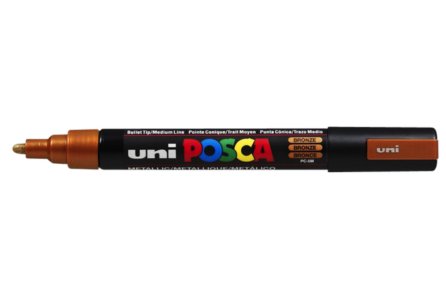 Verfstift Posca PC5M medium brons