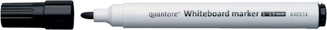 Whiteboardmarker Quantore rond 1-1.5mm zwart