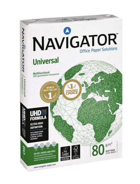 Kopieerpapier Navigator Universal A4 80gr wit 500 vel