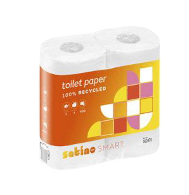 Toiletpapier Satino MT1 Smart 2-laags 400 vel wit 062470