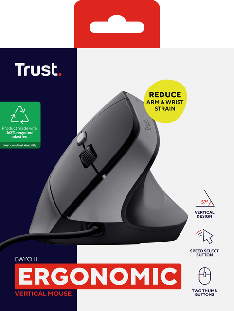 Muis Trust Ergonomisch BAYO II