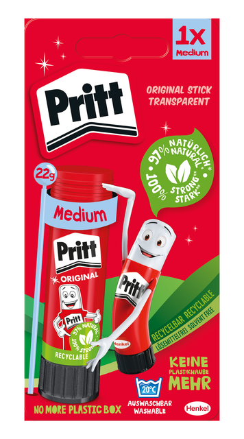 Lijmstift Pritt Stick Original 22gr op blister