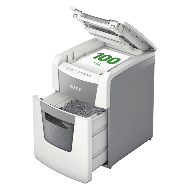 Papiervernietiger Leitz IQ Auto+ Small Office 100 P4 snippers 4x28mm