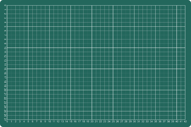 Snijmat A3 450X300mm groen