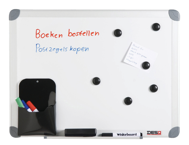 Whiteboard Desq 45x60cm in kunststof draagtas