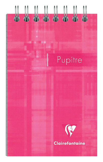 Notitieboek Clairefontaine Puptire 75x120mm spiraal lijn