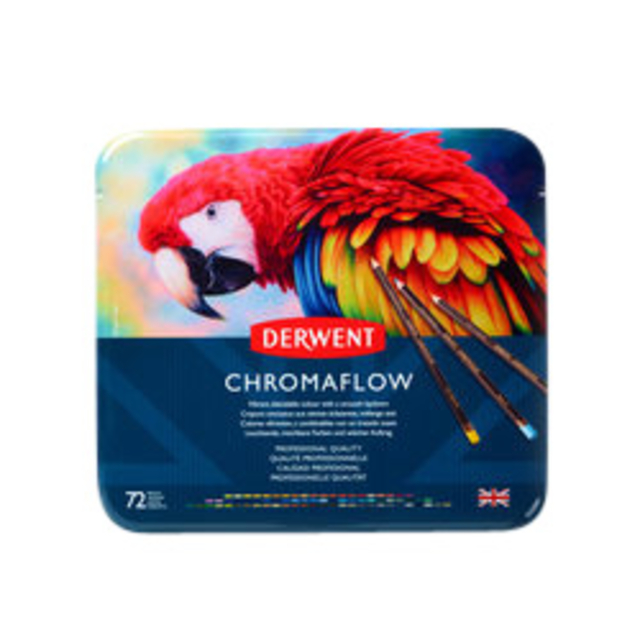 Kleurpotloden Derwent Chromaflow set à 72 kleuren