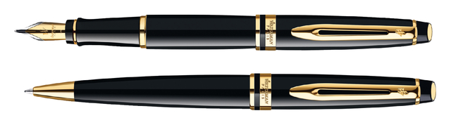 Balpen Waterman Expert black lacquer GT medium