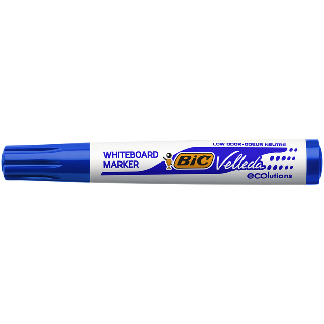 Whiteboardmarker Bic Velleda 1701 rond large blauw